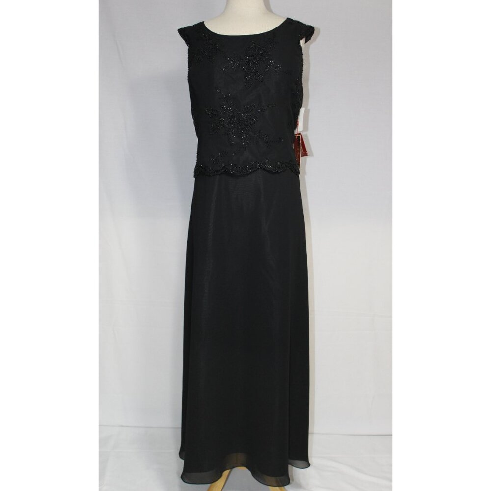 Mayqueen #426-Mother of Bride Groom Gown-SIZE 5X-BLACK-NEW W/Tags